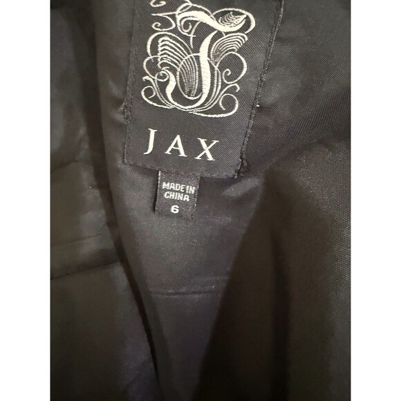 JAX Designer Blue Green Floral Cotton Silk Blend Sundress Size 6 Wedding Guest‎ - Picture 11 of 16